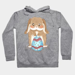 Bailey the bunny and Eggs Hoodie